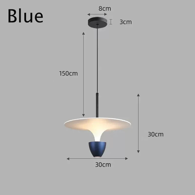 Nordic Minimalist LED Chandelier for Bedroom, Restaurant, Bar - Interior Lighting Solution