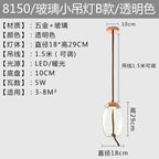 BROKIS Knot Glass Pendant Chandelier Luminaria Deco Bedside Lamp