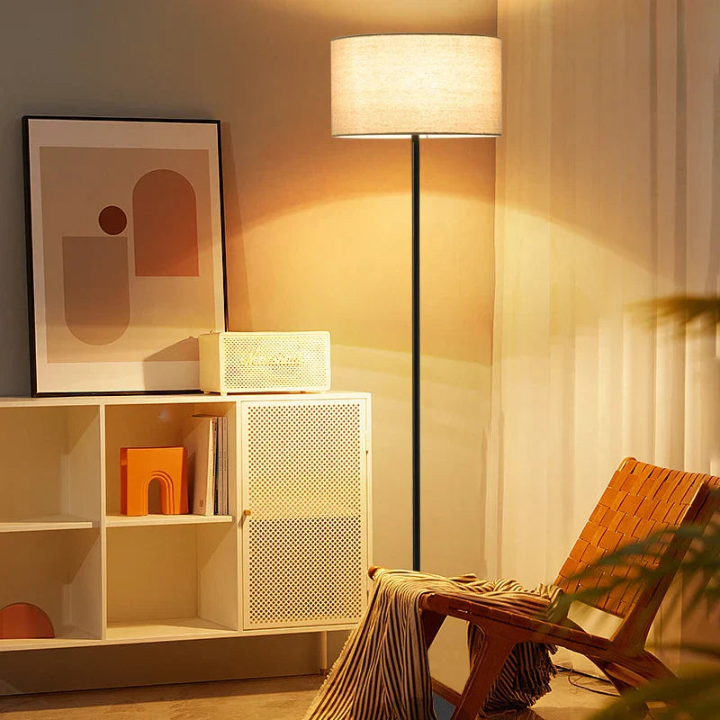 LED Vertical Floor Lamp for Modern Living Room & Bedroom Atmosphere Lighting