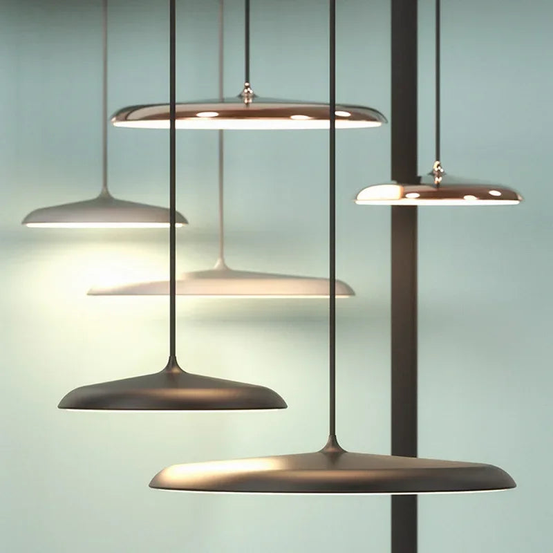 UFO Metal LED Pendant Light - Modern Art Design for Kitchen, Dining Room & Living Room