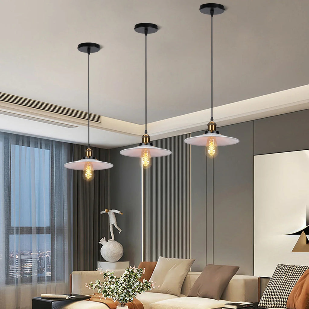 Retro Pendant Lights: Industrial Living Room Hanging Lamp Luminaire Vintage Lighting