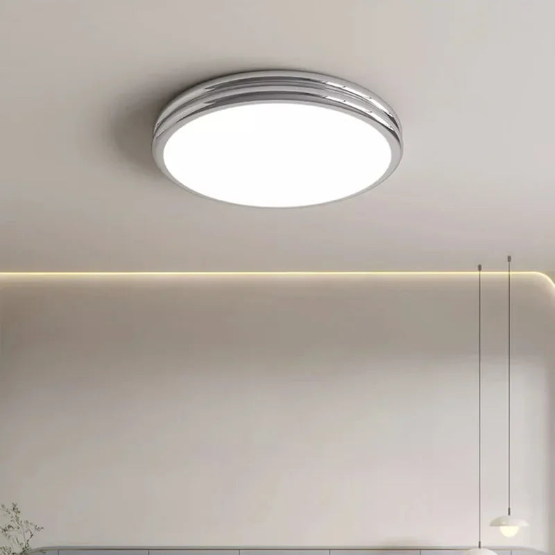 Modern Minimalist LED Round Ceiling Light for Bedroom Indoor Decor