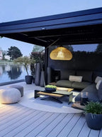 Rattan LED Ceiling Chandelier for Kitchen Island, Shop & Home Decor