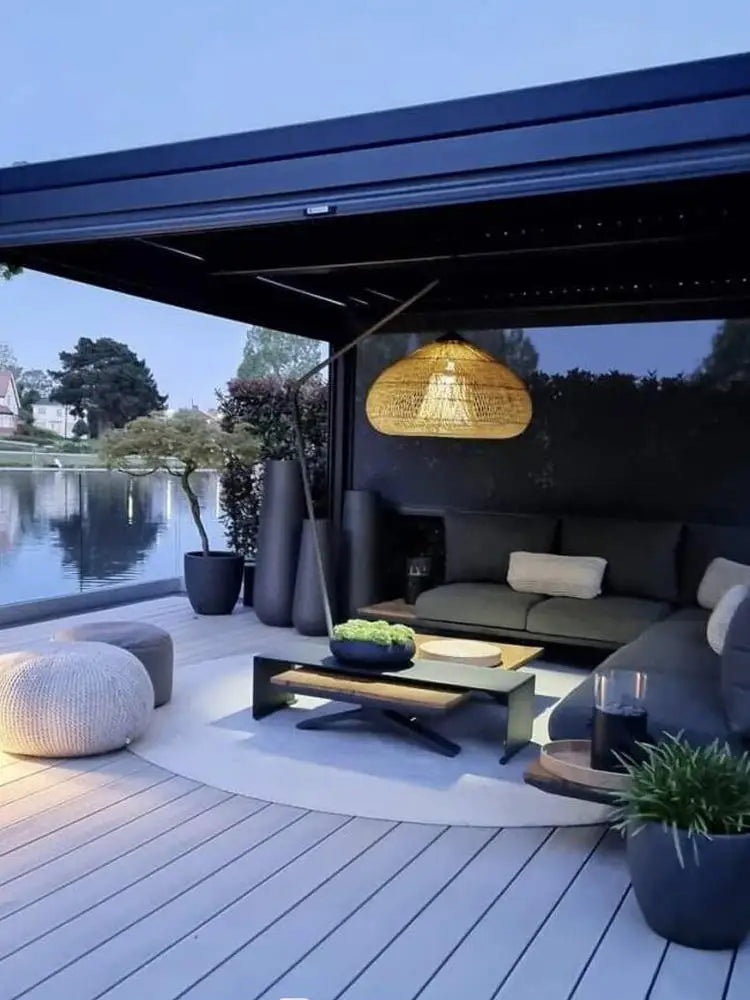 Rattan LED Ceiling Chandelier for Kitchen Island, Shop & Home Decor