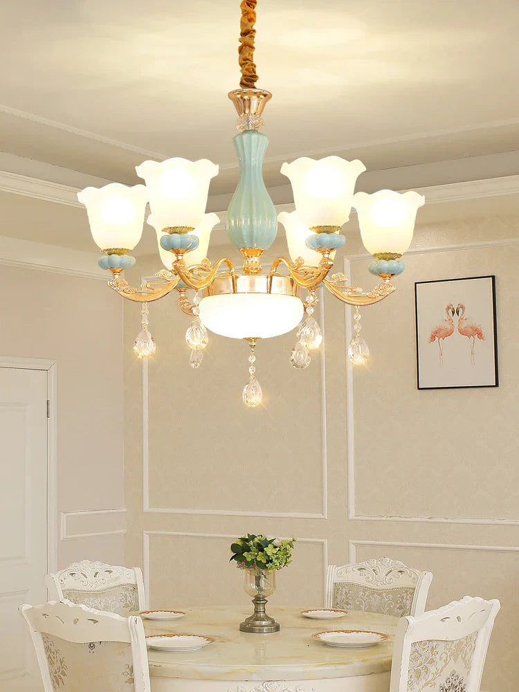 Luxe European Chandelier for Living Room, Bedroom, Dining Hall - Modern, Elegant Design