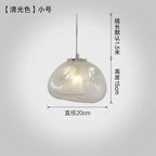 Cloud Glass Pendant Lights | Nordic Modern Blown Crystal Suspension Lamps