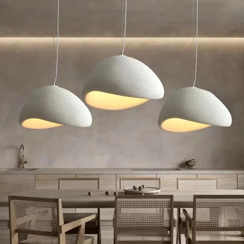Wabi Sabi Chandelier: Modern E27 Pendant Lights for Bar Dining Room Decor