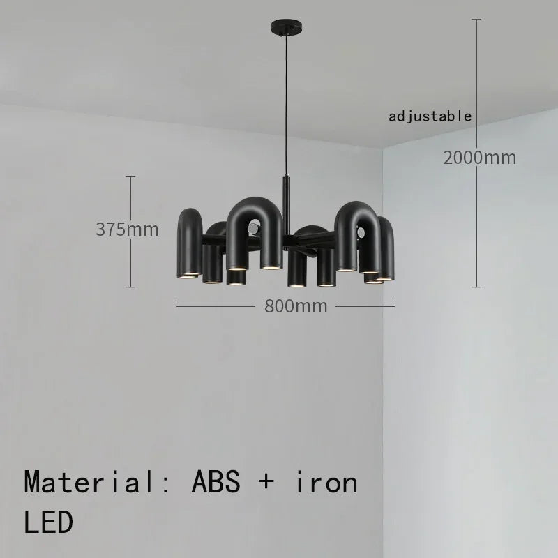 Modern Plastics Chandelier for Dinning Room Art Decor Pendant Lighting