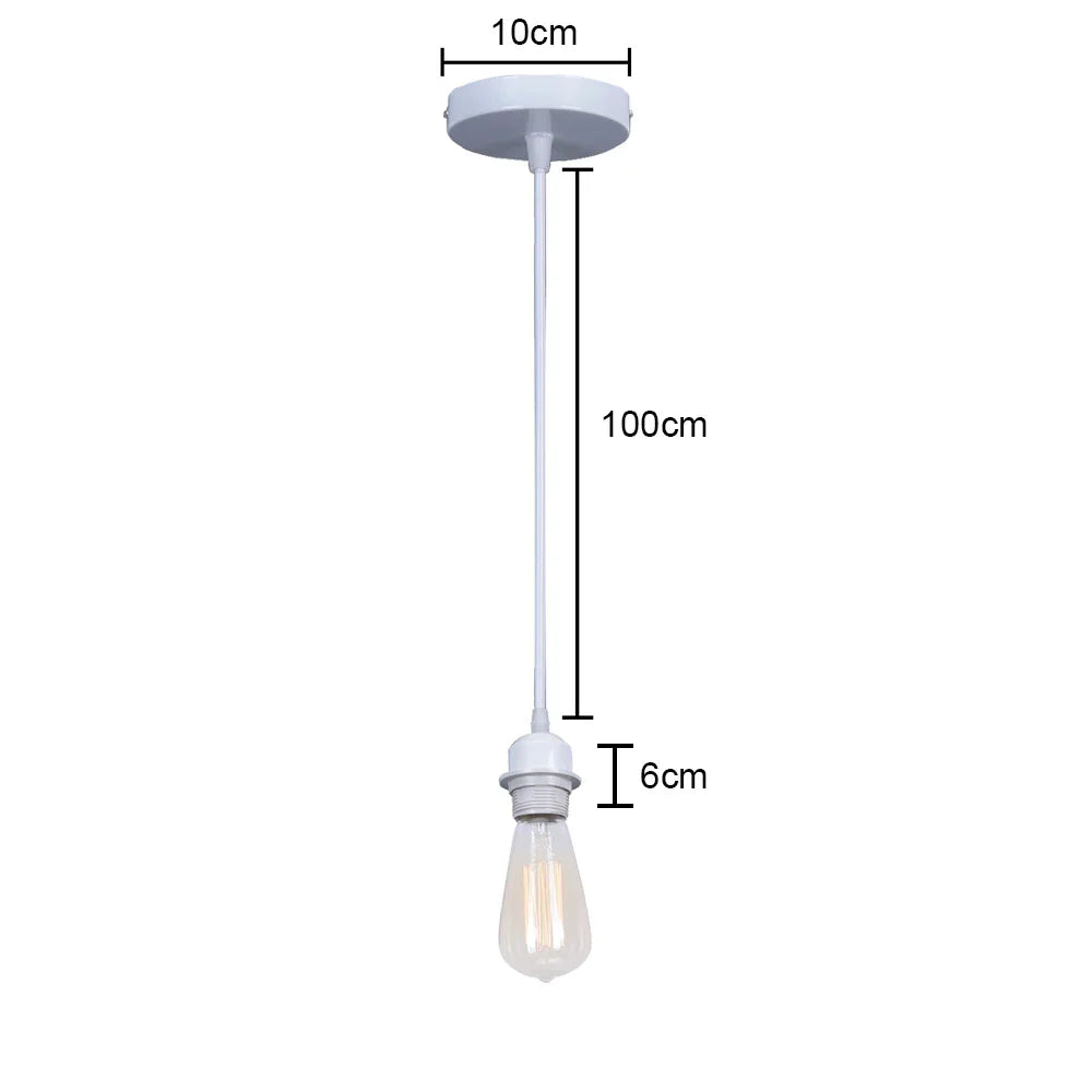 Retro Industrial Pendant Light: Modern Loft Hanging Lamp for Home Decor and Ceiling Lighting