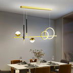 Nordic Minimalist LED Chandelier for Modern Dining, Bar, and Restaurant