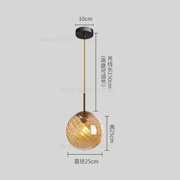 Modern LED Glass Pendant Lights for Home Decor and Ambiance