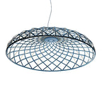 SKynest Rope LED Chandelier: Circular Woven Fireworks Light for Living Room & Restaurant