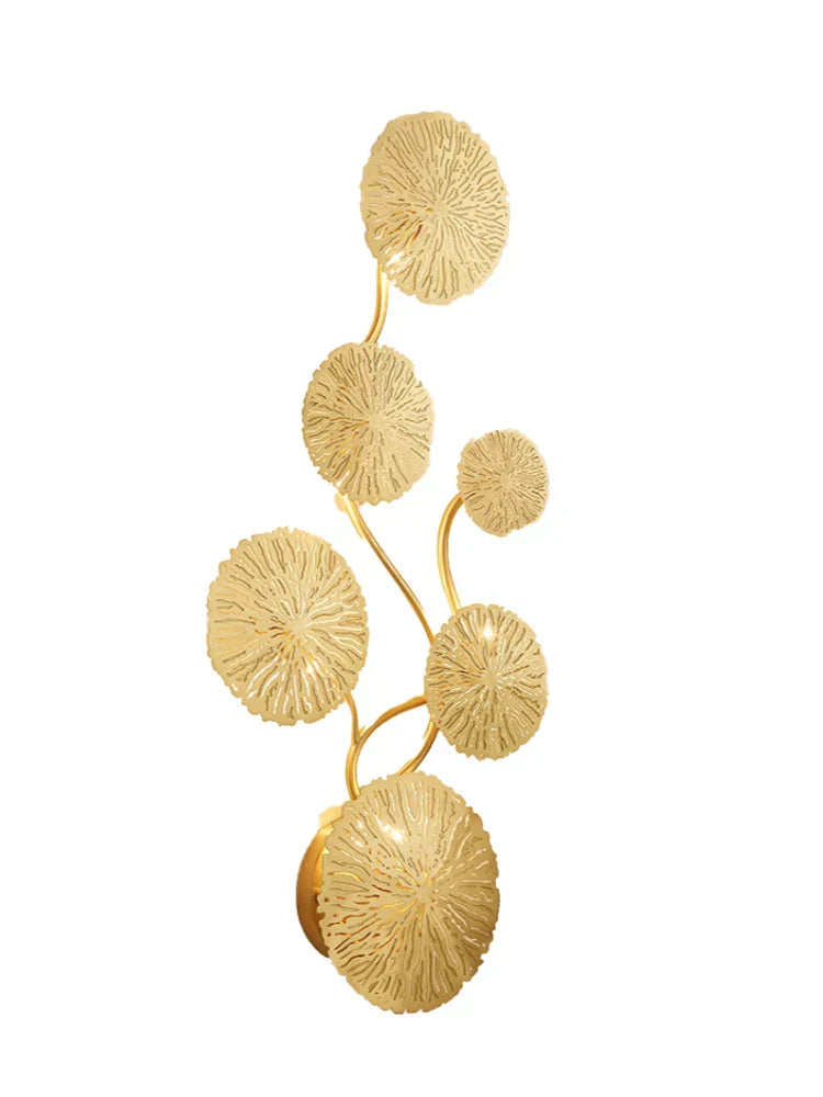 Iron Wall Sconce LED Light Fixture for Bedroom & Living Room