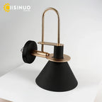 Nordic Wall Sconces: 350° Rotating Bedside Lighting Fixture