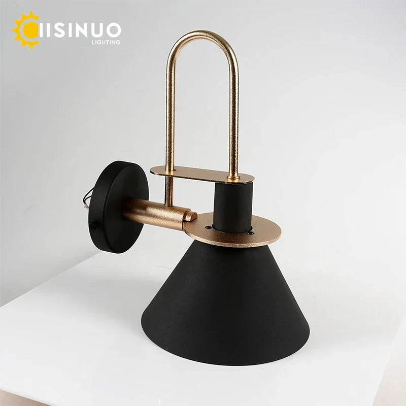 Nordic Wall Sconces: 350° Rotating Bedside Lighting Fixture