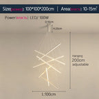 Nordic Minimalist Chandeliers: Modern Bar Lamps for Living Room & Dining Room