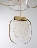 Luxury LED Crystal Chandelier for Staircase, Creative Living Room Lighting