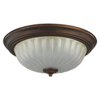 Black Bronze Ceiling Light with Frosted Glass Shade for Bedroom and Kitchen