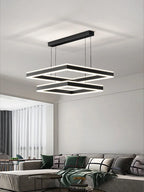 Modern Square LED Chandelier - New 2022 Minimalist Luxury Lighting