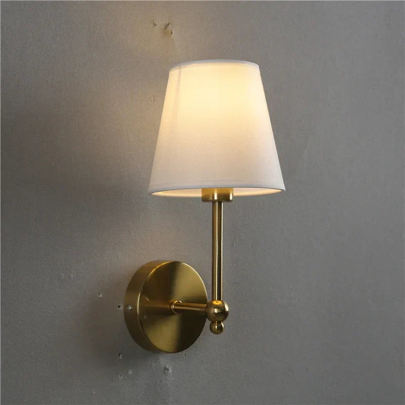 LED Black & Gold Wall Lamp - Luxury Bedroom Lighting Fixtures