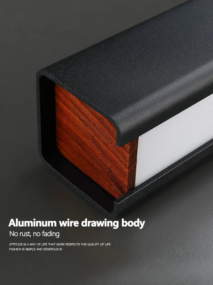 Modern Aluminum Chandelier Strip, Minimalist Nordic Design for Dining Table, Bar