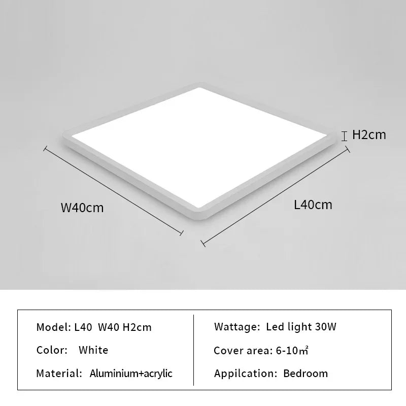 LED Ceiling Lights for Home Deco - Minimalist Modern Lighting Fixture