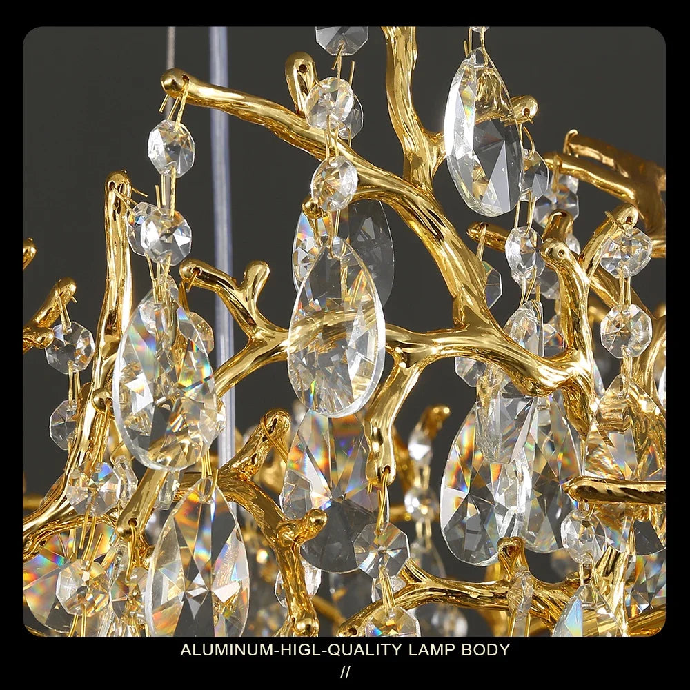Luxury Luster Indoor Chandelier Lighting for Living Room, Hotel, and Restaurant