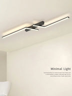 LED Strip Ceiling Lights: Modern Minimalist Corridor & Balcony Lighting
