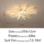 Modern LED Ceiling Chandelier Indoor Lighting for Living Room Bedroom, Lustre Lights