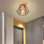 Vintage Industrial Wood Ceiling Lights Retro Loft Plafonniers for Home Decor