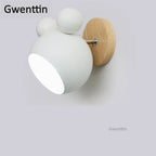Cartoon Mouse Wall Lamp | Nordic LED Sconce for Kids' Room & Bedroom