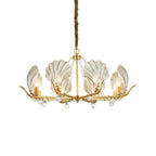 Shell Crystal Chandelier