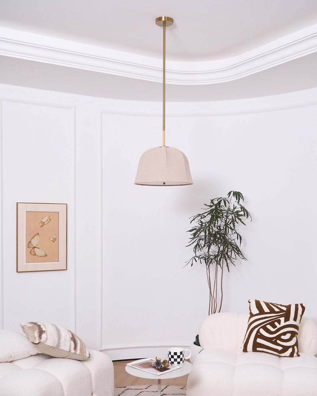Sienna Linen Pendant Lamp