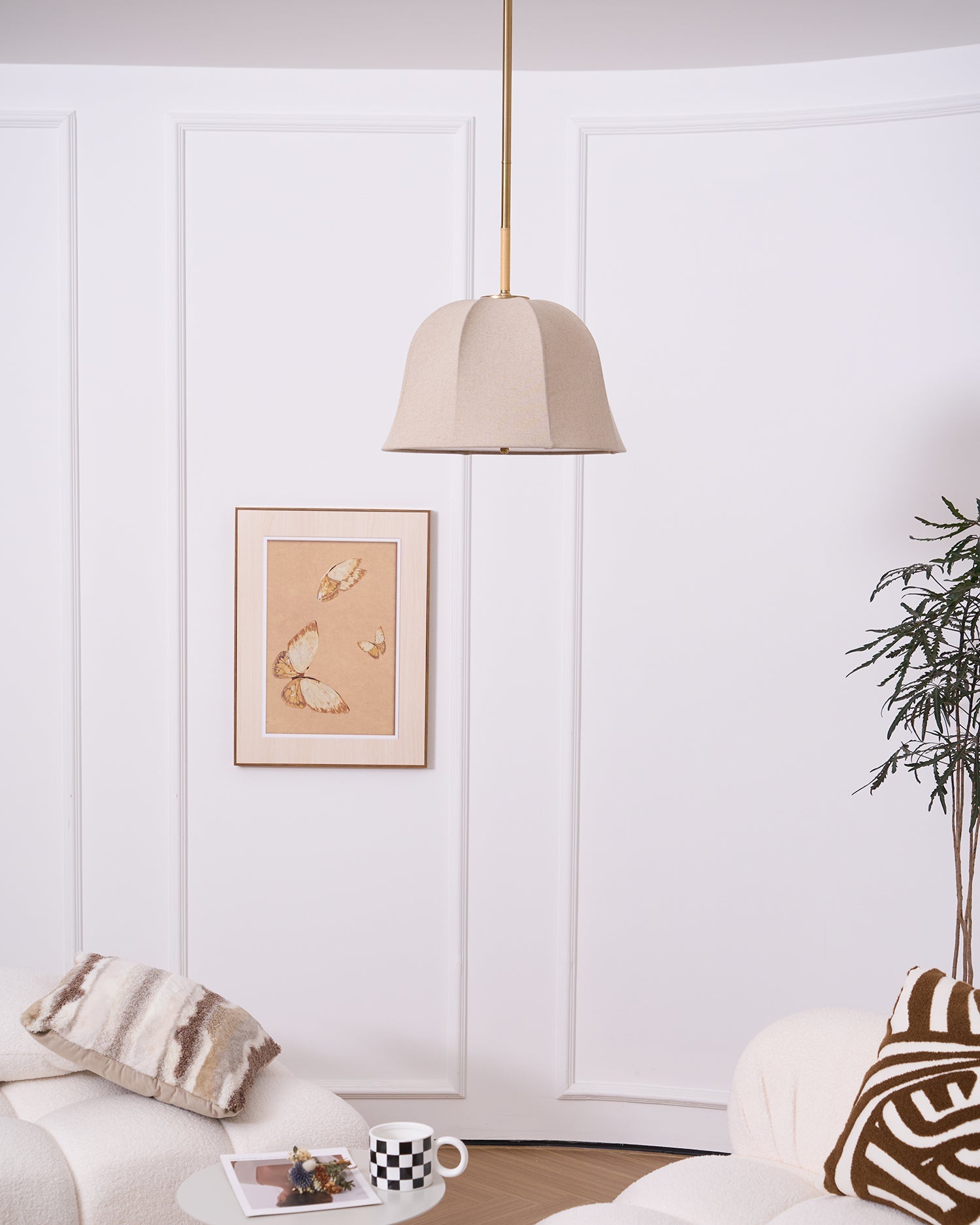 Sienna Linen Pendant Lamp