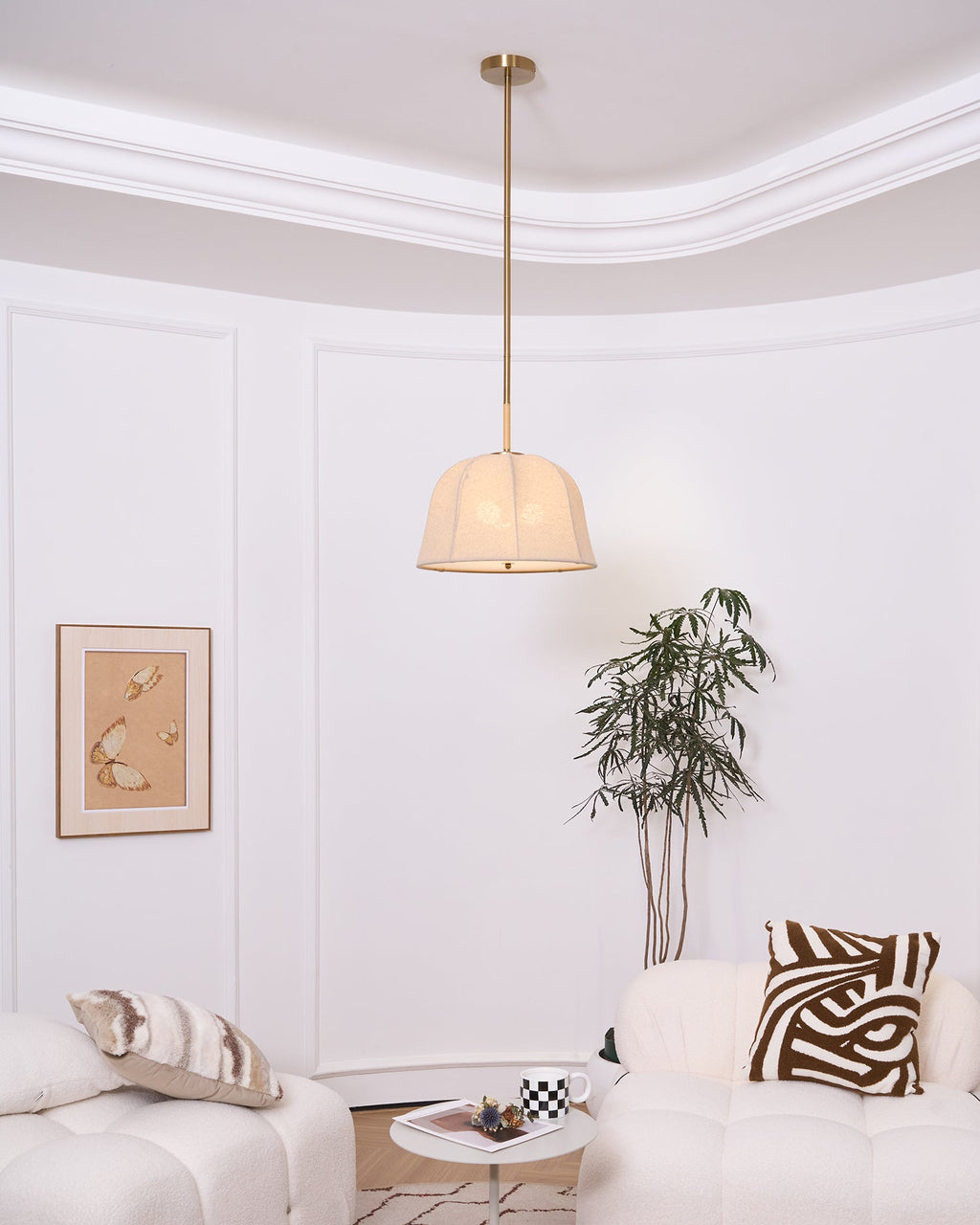 Sienna Linen Pendant Lamp