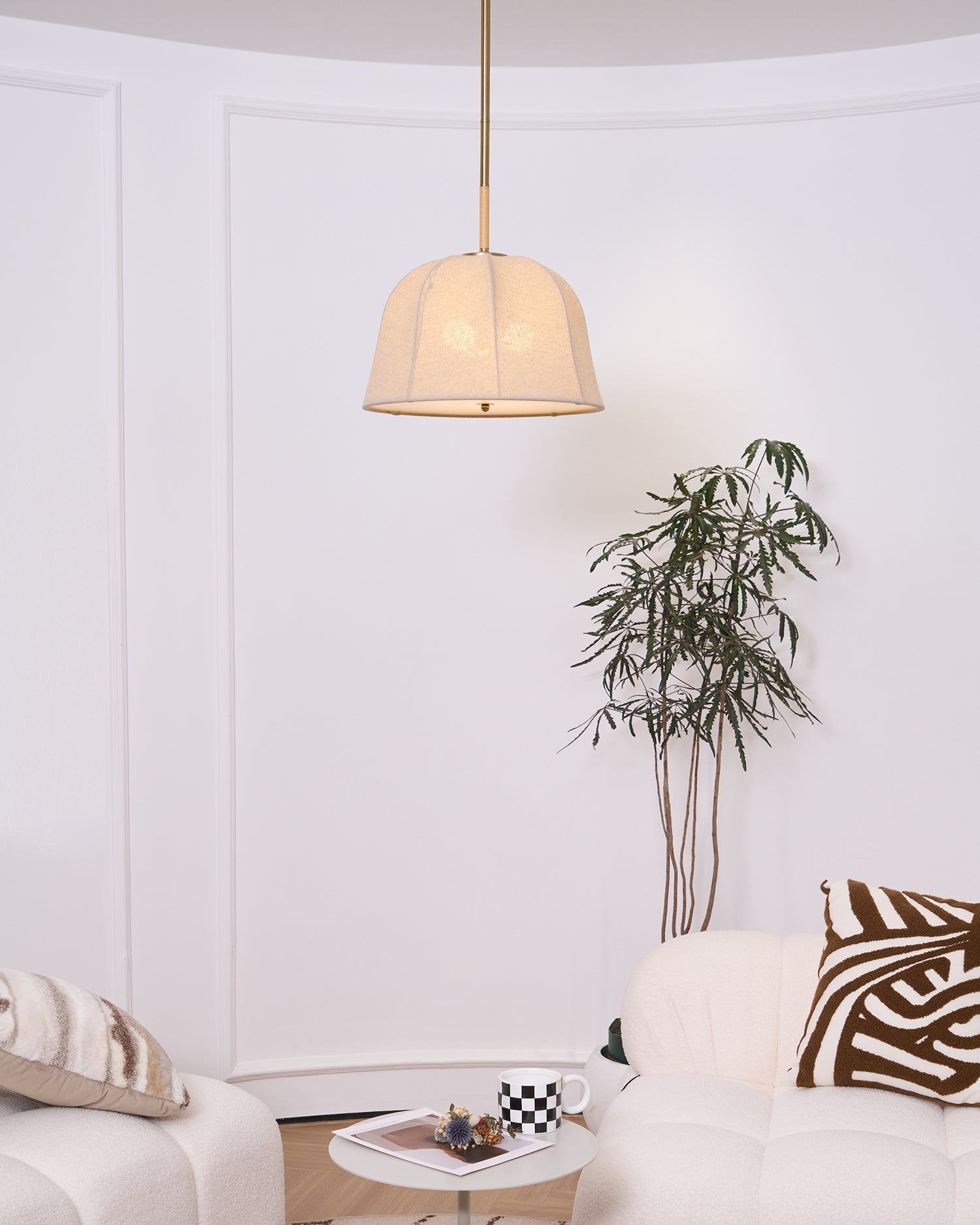 Sienna Linen Pendant Lamp