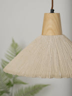 Concrete Pleated Pendant Lamp