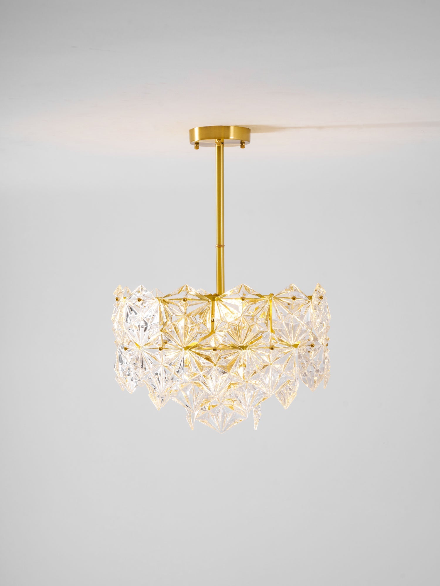 Snowflake Glass Chandelier