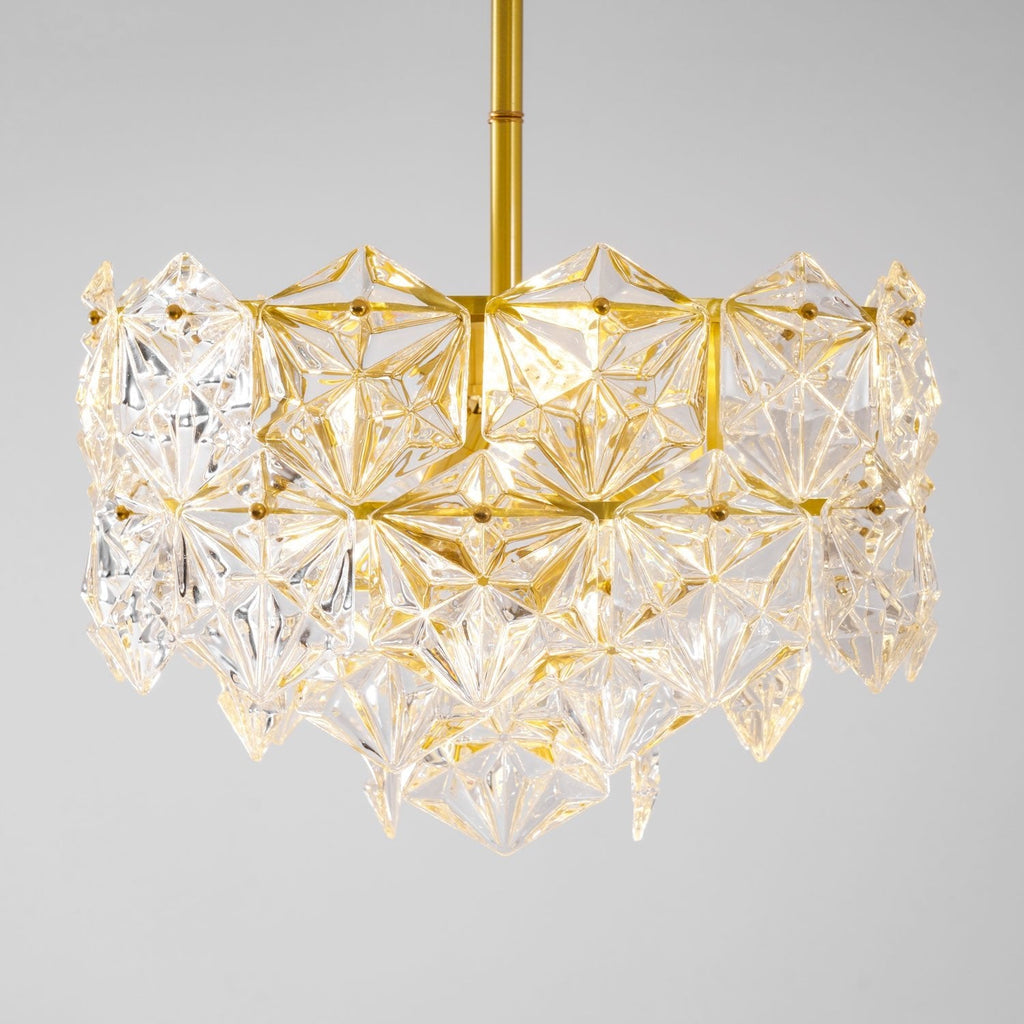 Snowflake Glass Chandelier