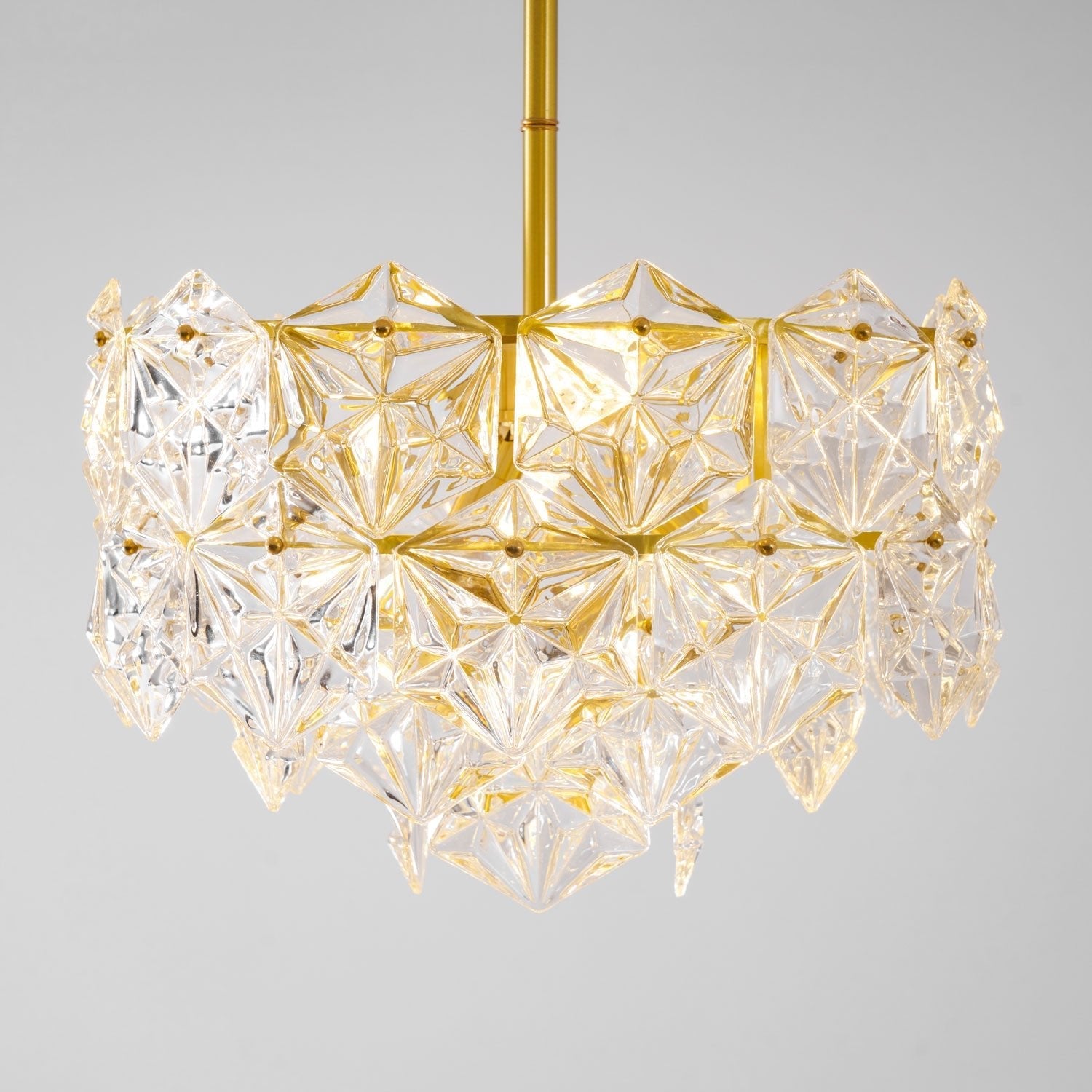 Snowflake Glass Chandelier
