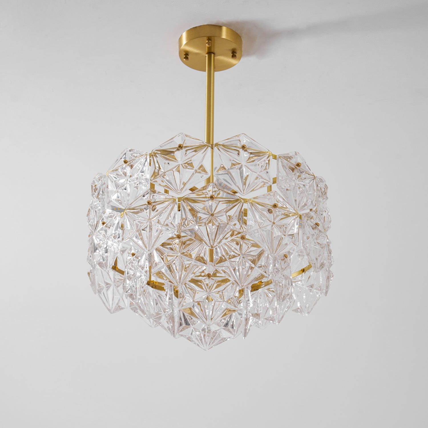 Snowflake Glass Chandelier