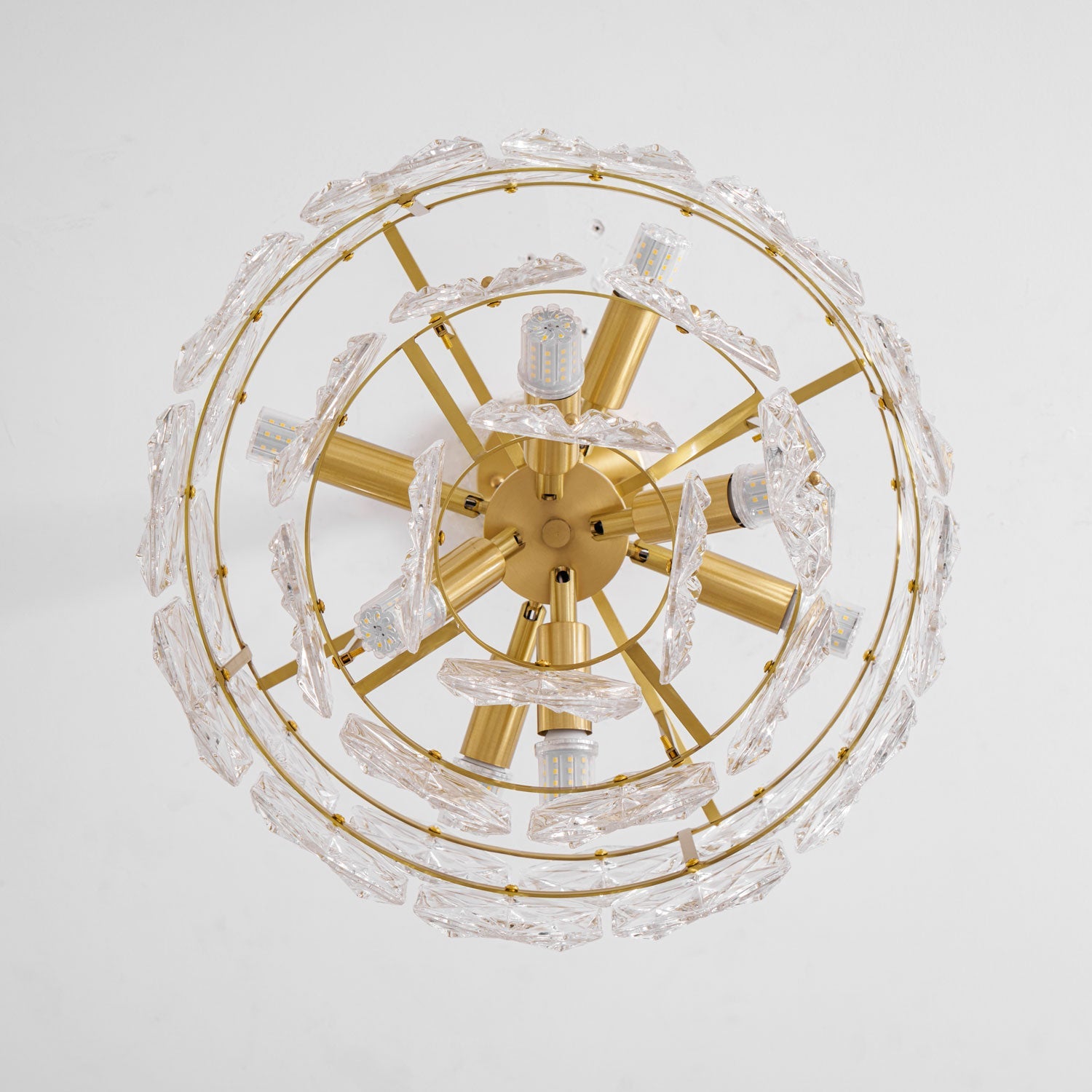 Snowflake Glass Chandelier