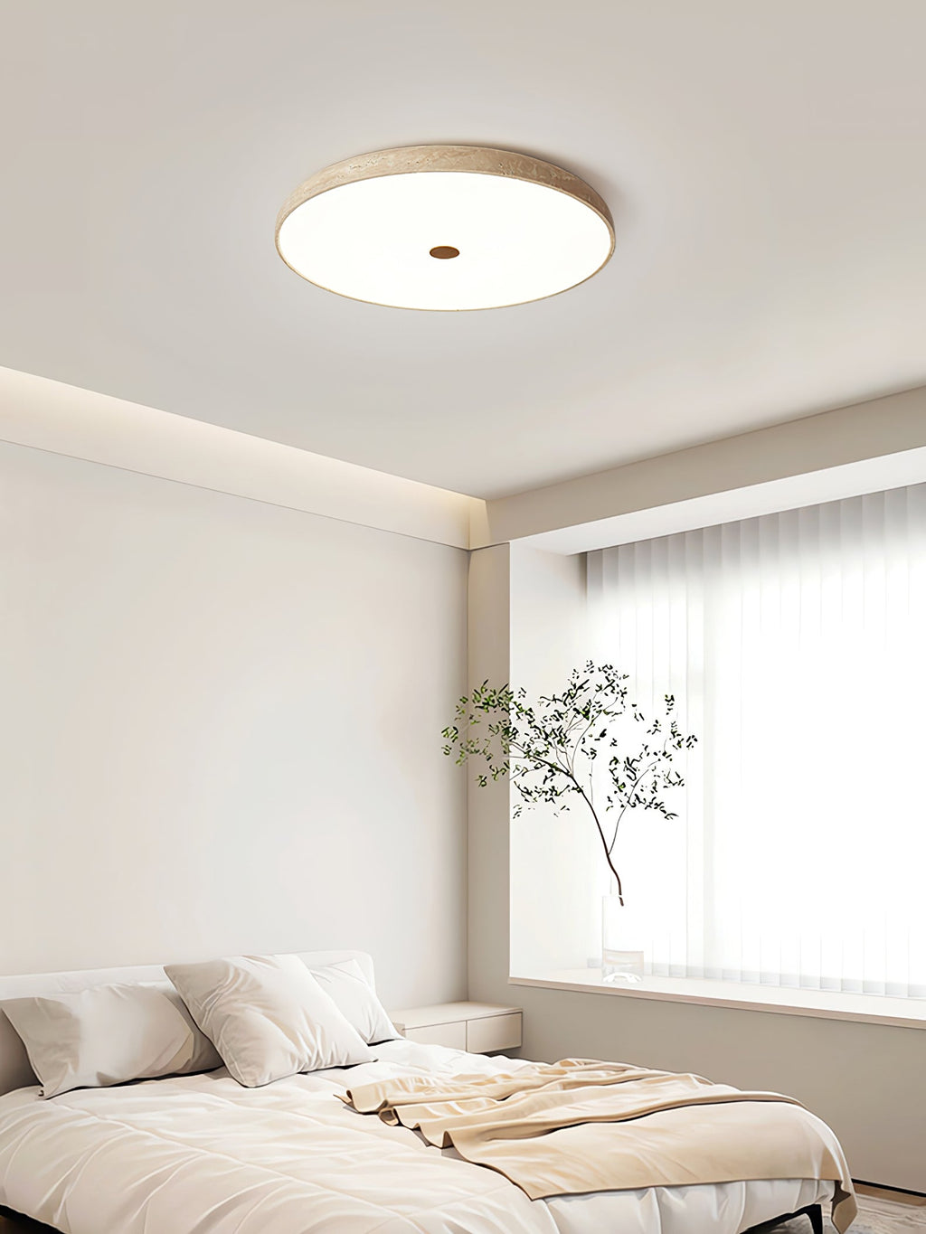 Solaro Travertine Ceiling Lamp