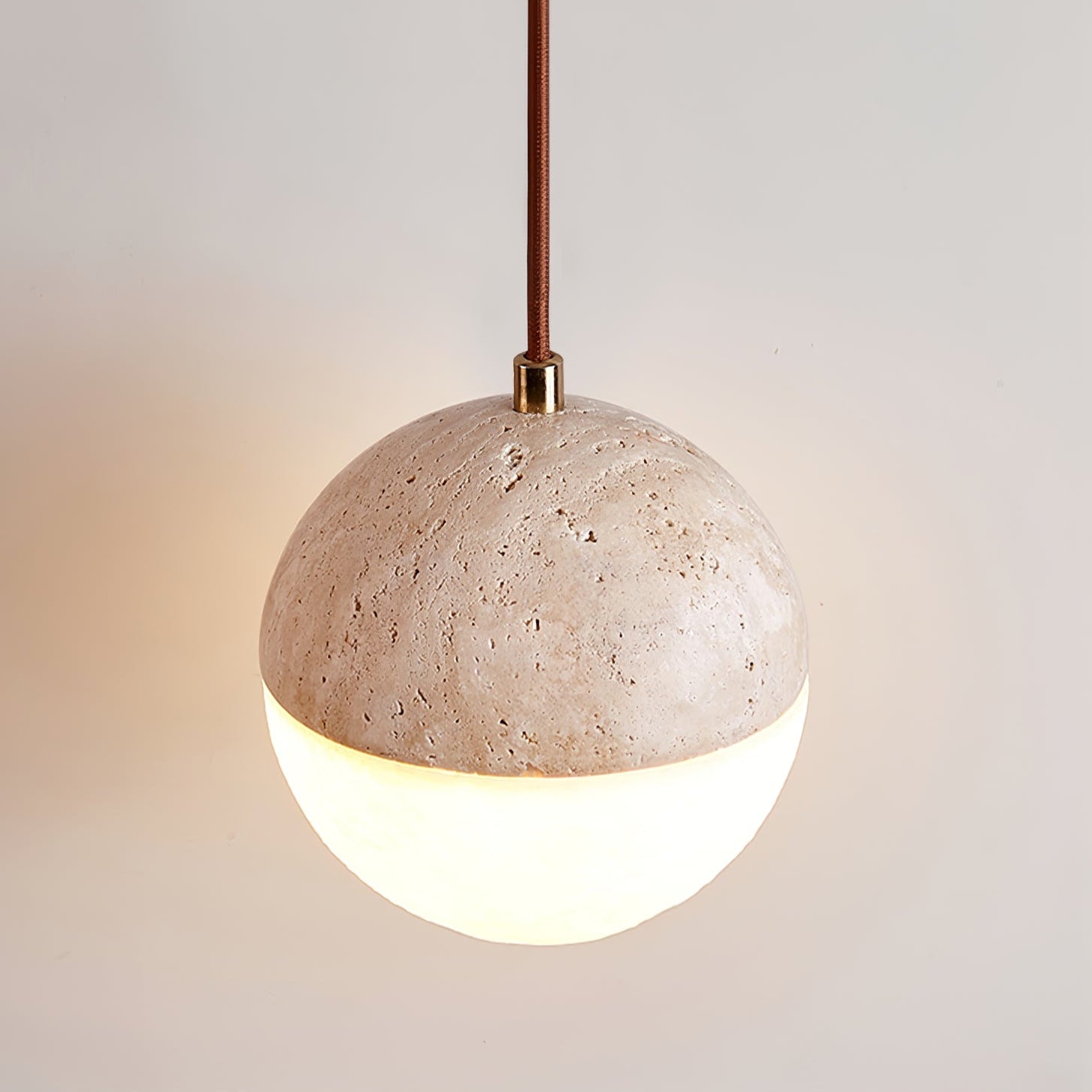 Soren Travertine Pendant Light