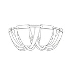 Tassel Aluminum Chain Ceiling Light