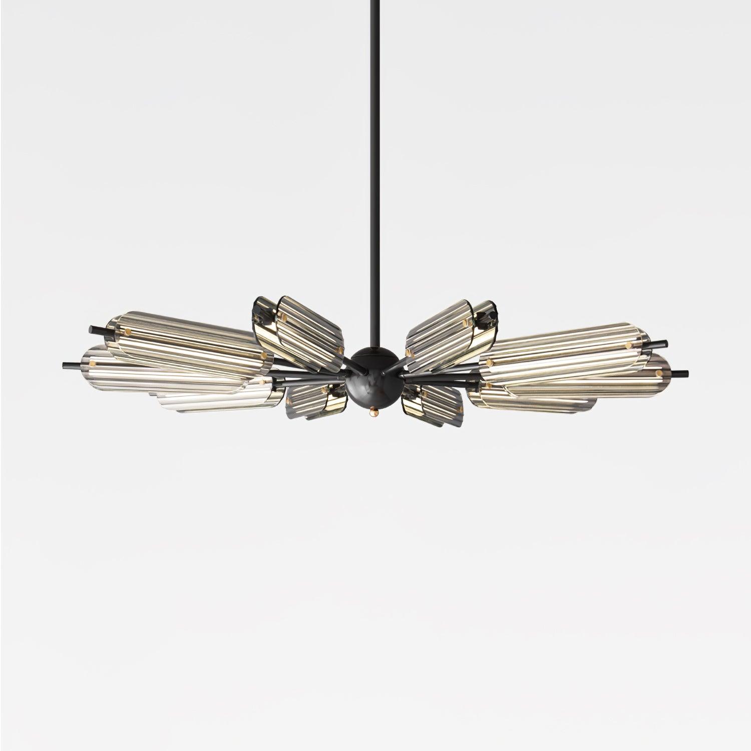 Sputnik Brass Chandelier