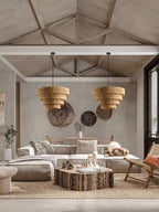 Straw Art Pendant Light