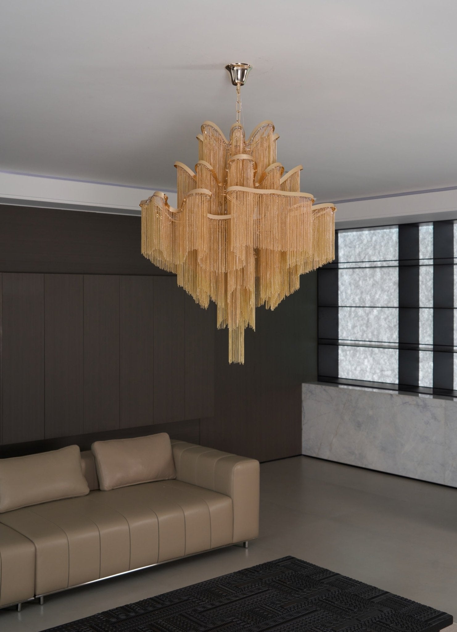 Stream Chain Chandelier