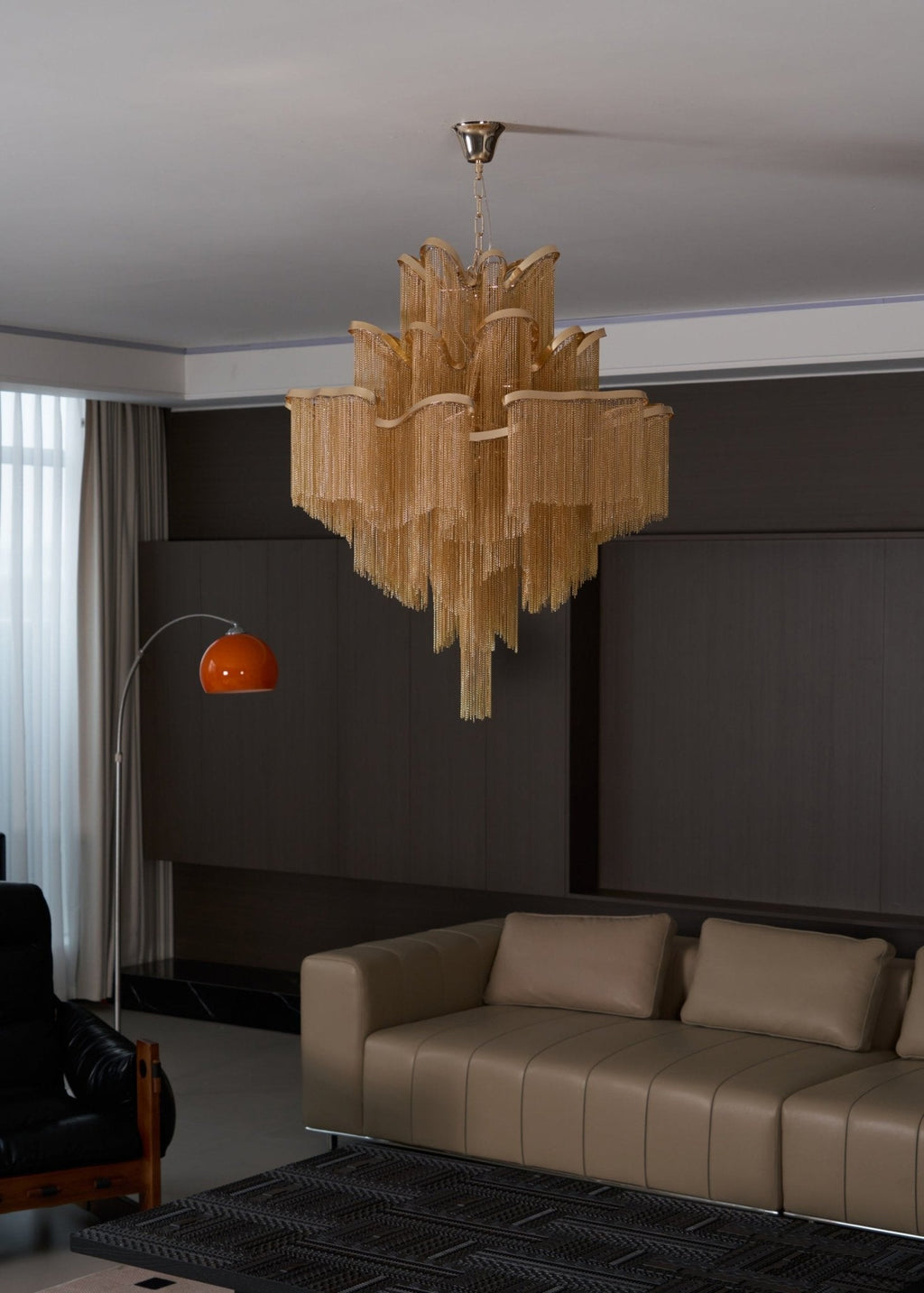 Stream Chain Chandelier