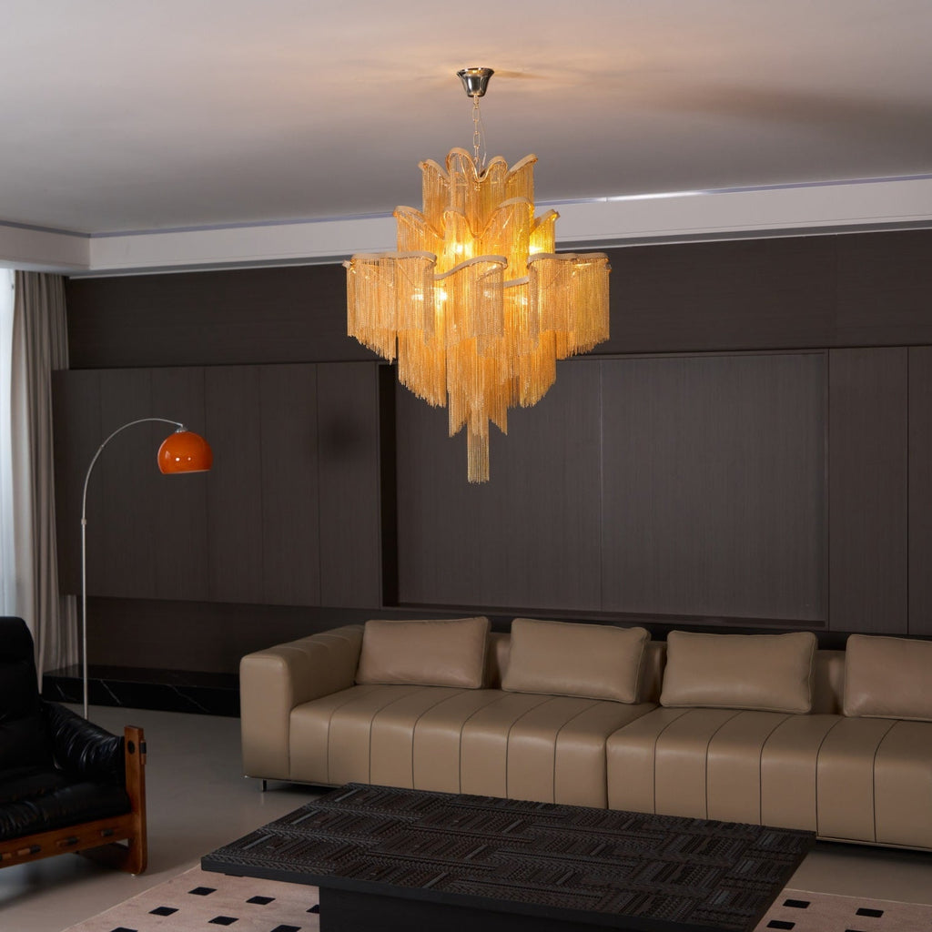 Stream Chain Chandelier